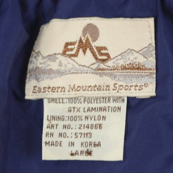 Eastern Mountain Sports Men's Large Blue Gore-Tex Waterproof Straight Leg Pants - Picture 8 of 10